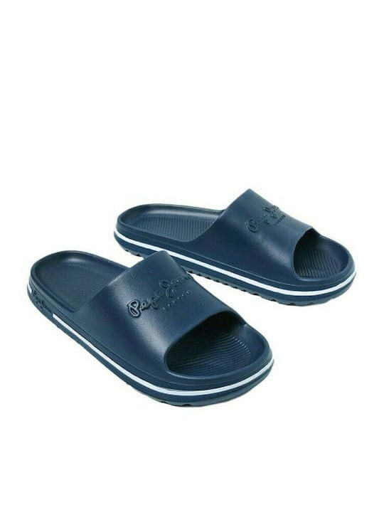 Ανδρικές Pepe Jeans slides PMS70119 μπλε FLIP FLOPS PEPE JEANS
