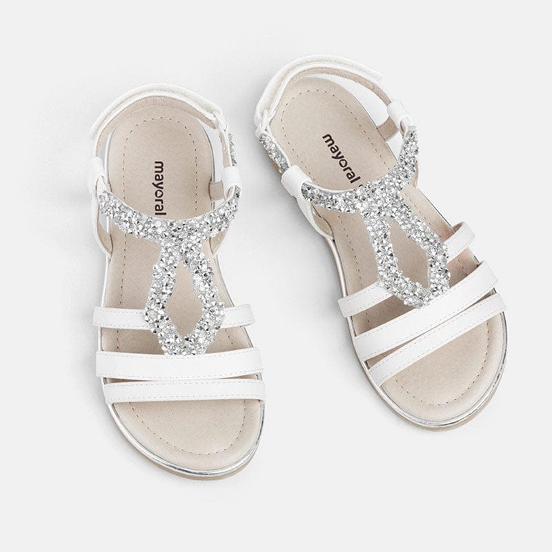 Mayoral sandalia 29 blanco   43271 - La Scarpa Shoes