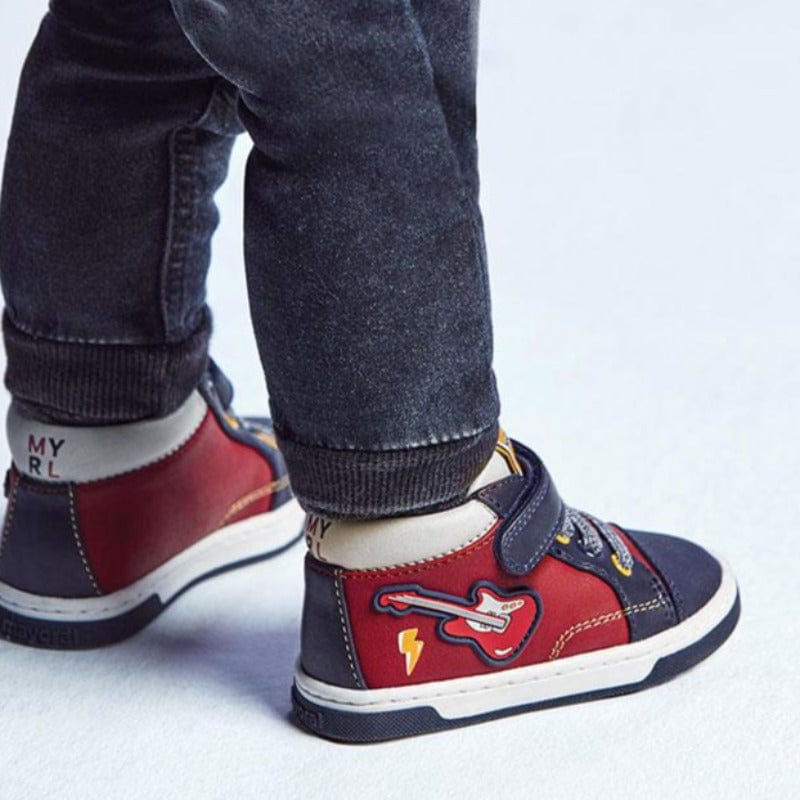 Παιδικά μποτάκια Mayoral 42268 rojo-La Scarpa Shoes Παιδικά μποτάκια Mayoral 42268 rojo BOYS MAYORAL