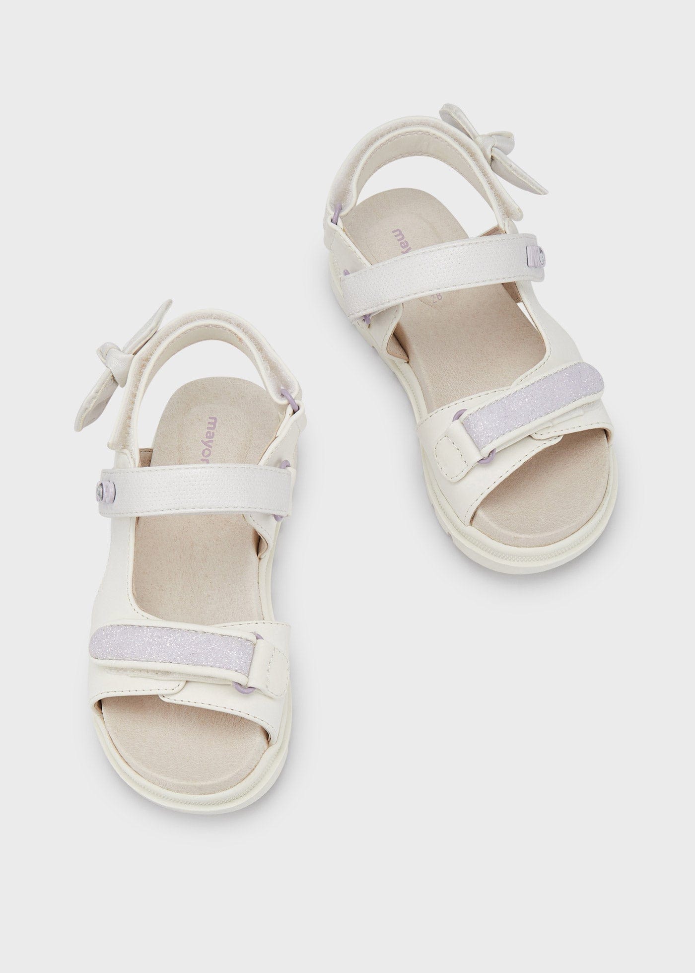 Πέδιλα Mayoral 43367 λευκό-La Scarpa Shoes Πέδιλα Mayoral 43367 λευκό GIRLS MAYORAL