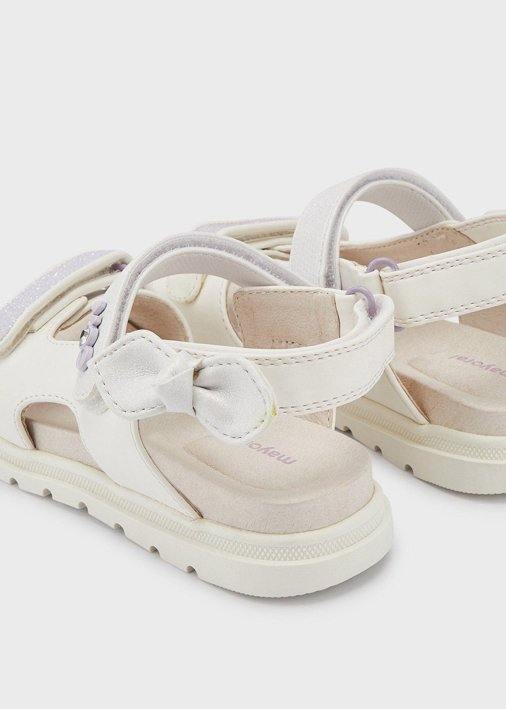 Πέδιλα Mayoral 43367 λευκό-La Scarpa Shoes Πέδιλα Mayoral 43367 λευκό GIRLS MAYORAL