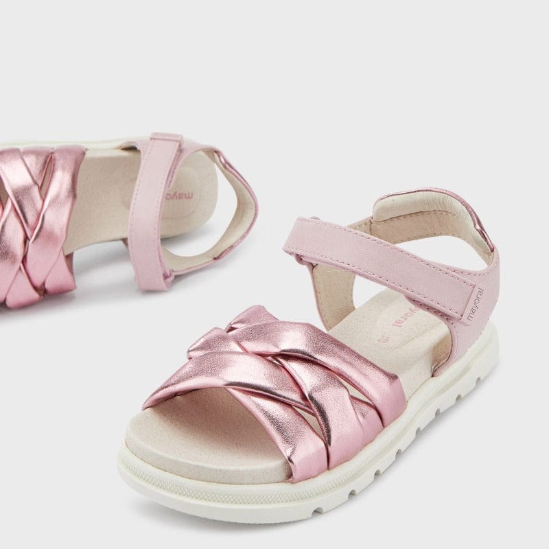 Παιδικά πέδιλα Mayoral 45365 ροζ-La Scarrpa Shoes Παιδικά πέδιλα Mayoral 45365 ροζ GIRLS MAYORAL