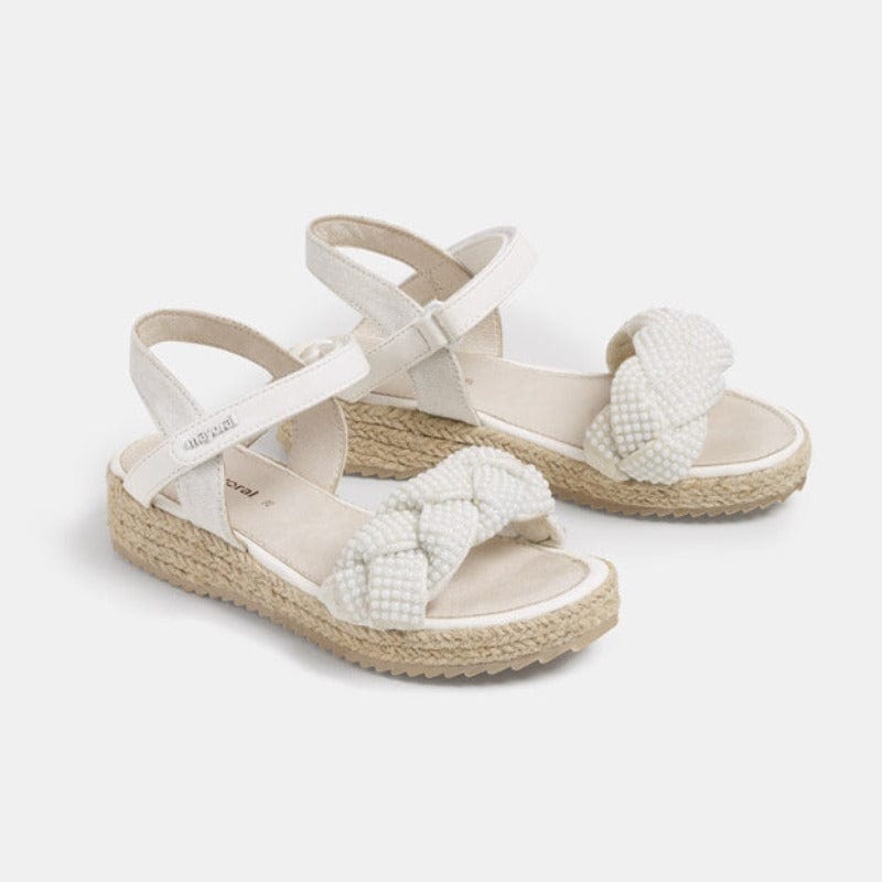 Παιδικά πέδιλο Mayoral 45373  λευκό-La Scarpa Shoes Παιδικά πέδιλα Mayoral 45373  λευκό GIRLS MAYORAL