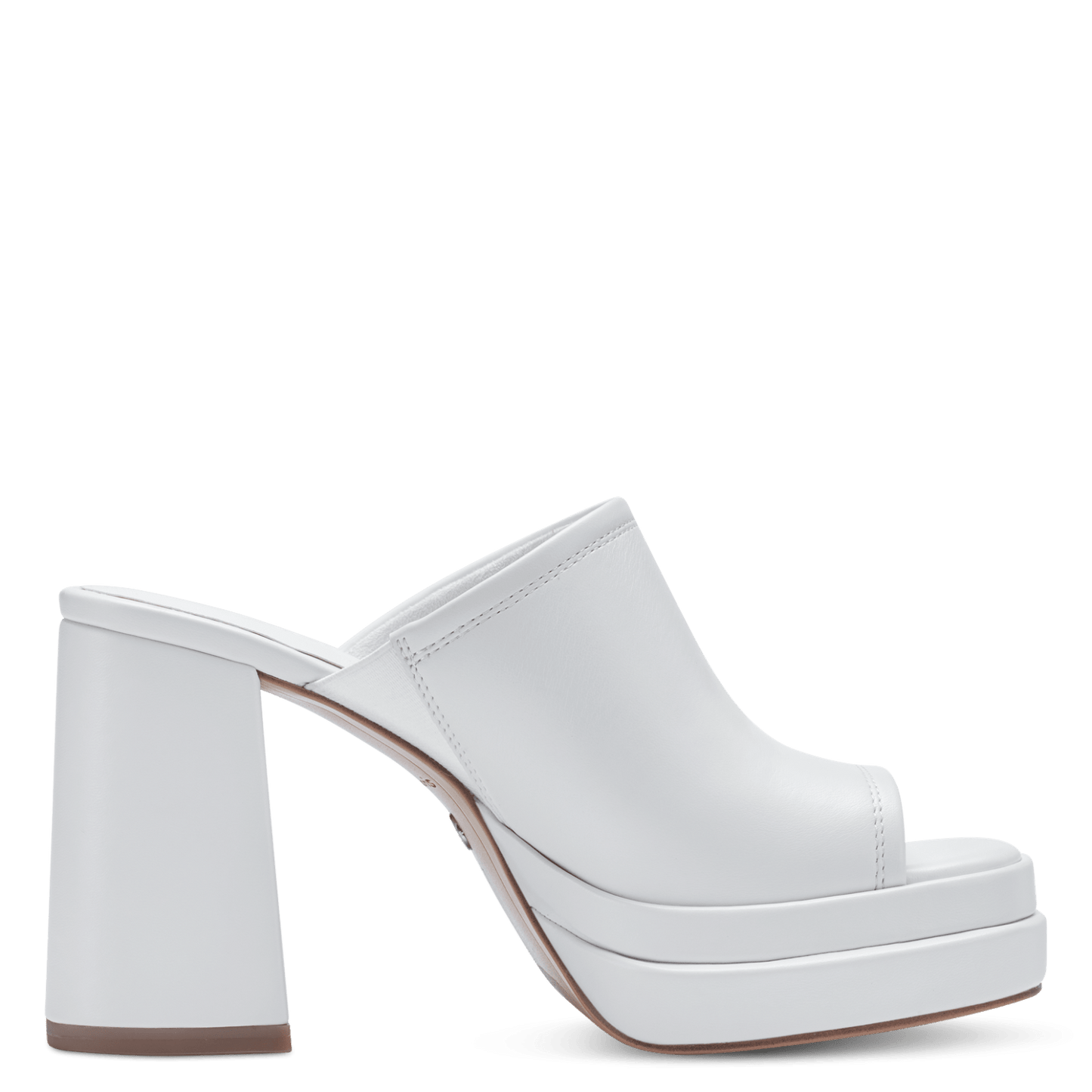 Γυναικεία mules Tamaris 1-27210-20 λευκό-La Scarpa Shoes Γυναικεία mules Tamaris 1-27210-20 λευκό HEELS TAMARIS
