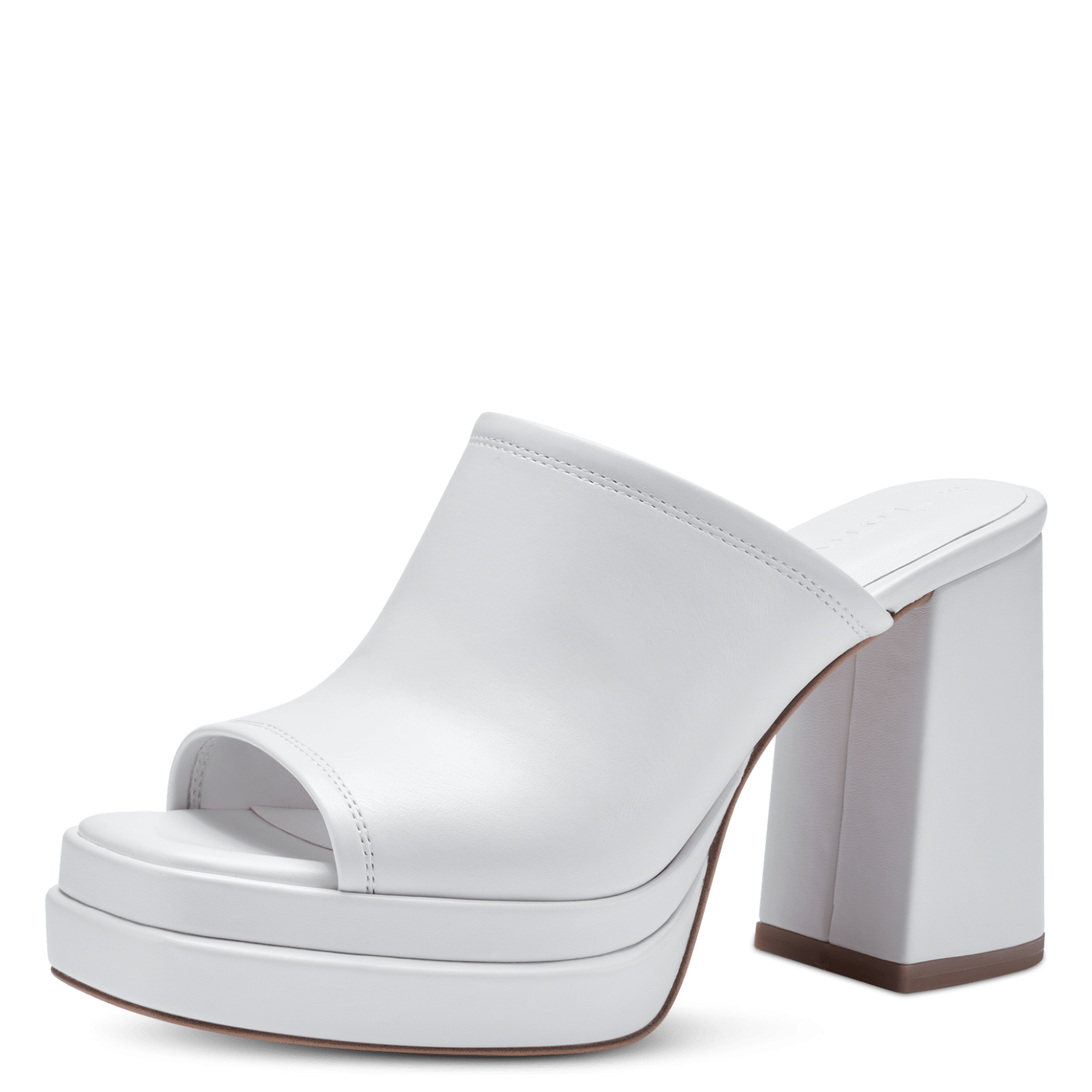 Γυναικεία mules Tamaris 1-27210-20 λευκό-La Scarpa Shoes Γυναικεία mules Tamaris 1-27210-20 λευκό HEELS TAMARIS