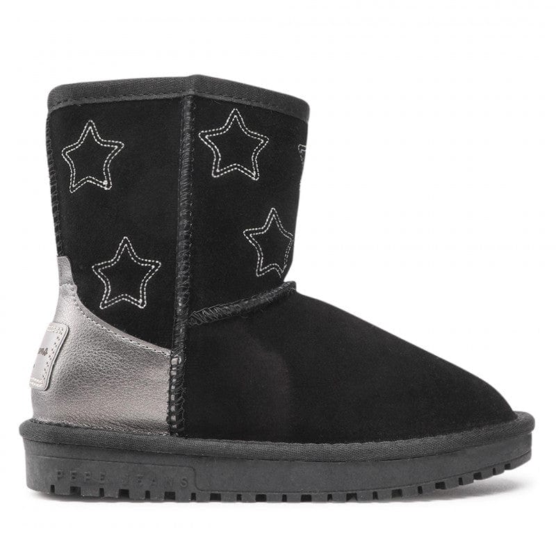 Παιδικά μποτάκια Pepe Jeans  angel stars PGS50178 999-La Scarpa Shoes Παιδικά μποτάκια Pepe Jeans  angel stars PGS50178 999 GIRLS PEPE JEANS KIDS