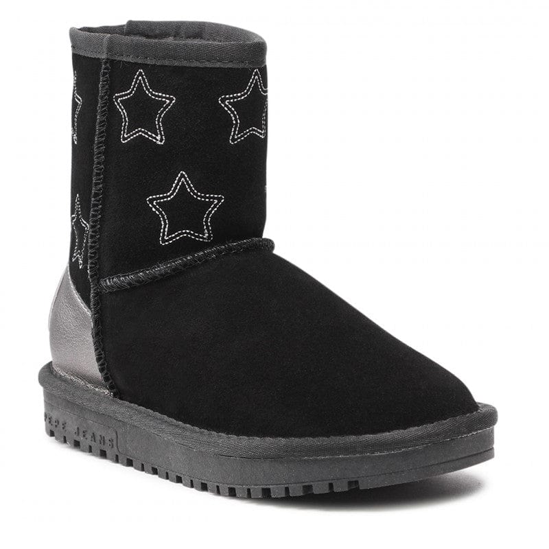 Παιδικά μποτάκια Pepe Jeans  angel stars PGS50178 999-La Scarpa Shoes Παιδικά μποτάκια Pepe Jeans  angel stars PGS50178 999 GIRLS PEPE JEANS KIDS