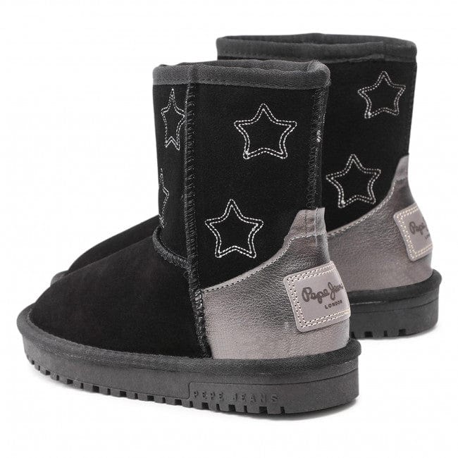 Παιδικά μποτάκια Pepe Jeans  angel stars PGS50178 999-La Scarpa Shoes Παιδικά μποτάκια Pepe Jeans  angel stars PGS50178 999 GIRLS PEPE JEANS KIDS