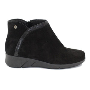 Γυναικεία σουέτ  μποτάκια μαύρα ragazza 0171-La Scarpa Shoes Γυναικεία σουέτ  μποτάκια μαύρα ragazza 0171 SMALL BOOTS RAGAZZA