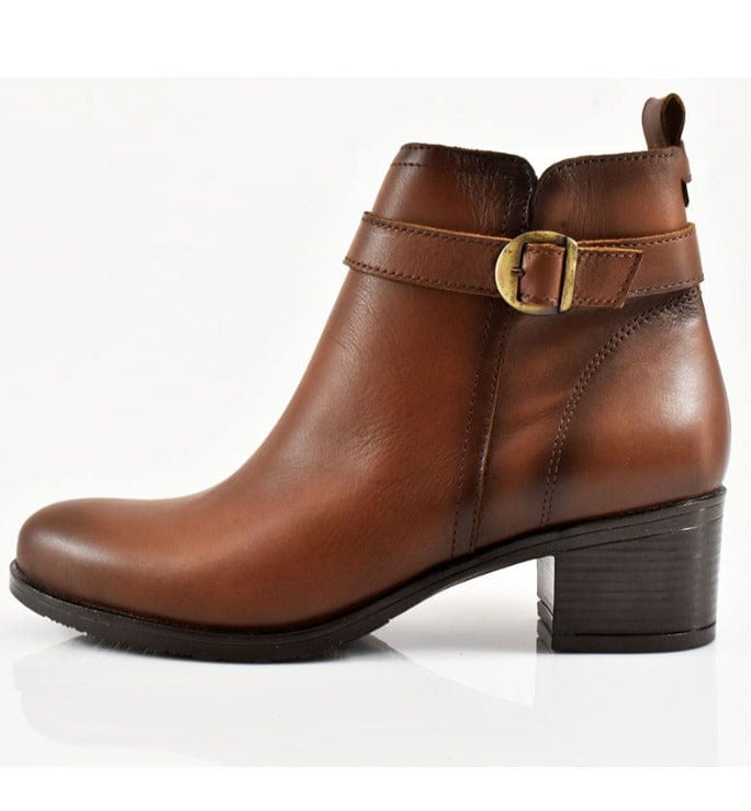 Γυναικεία μποτάκια Ragazza 0368 ταμπά-La Scarpa Shoes Γυναικεία μποτάκια Ragazza 0368 ταμπά SMALL BOOTS RAGAZZA