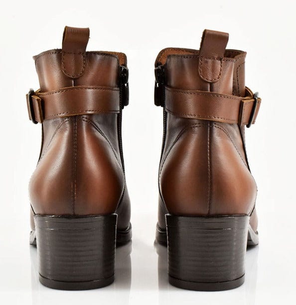 Γυναικεία μποτάκια Ragazza 0368 ταμπά-La Scarpa Shoes Γυναικεία μποτάκια Ragazza 0368 ταμπά SMALL BOOTS RAGAZZA