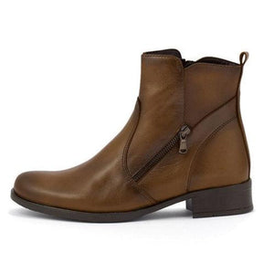 Γυναικεία μποτάκια Ragazza 0610 ταμπά -La Scarpa Shoes Γυναικεία μποτάκια Ragazza 0610 ταμπά SMALL BOOTS RAGAZZA