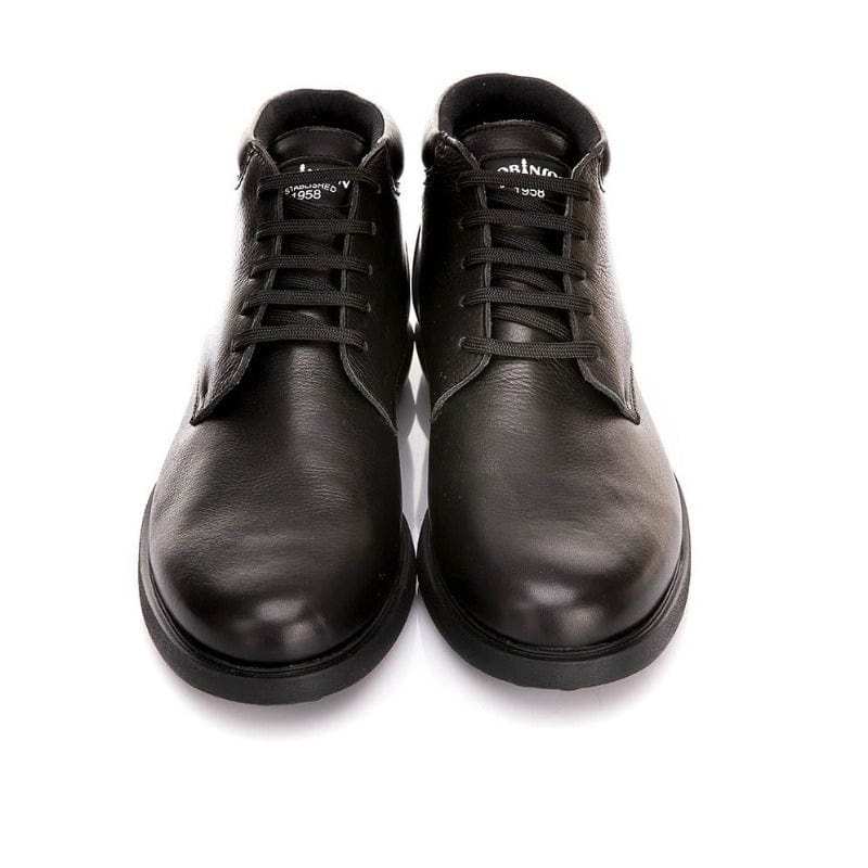 Ανδρικά χαμηλά μποτάκια Robinson 2452 Black-La Scarpa Shoes Ανδρικά χαμηλά μποτάκια Robinson 2452 Black SMALL MEN BOOTS ROBINSON
