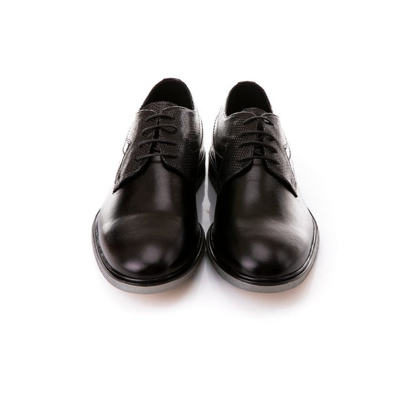 Ανδρικό Δερμάτινο Παπούτσι Robinson 65997 μαύρο-La Scarpa Shoes Ανδρικό Δερμάτινο Παπούτσι Robinson 65997 μαύρο Abiye ROBINSON