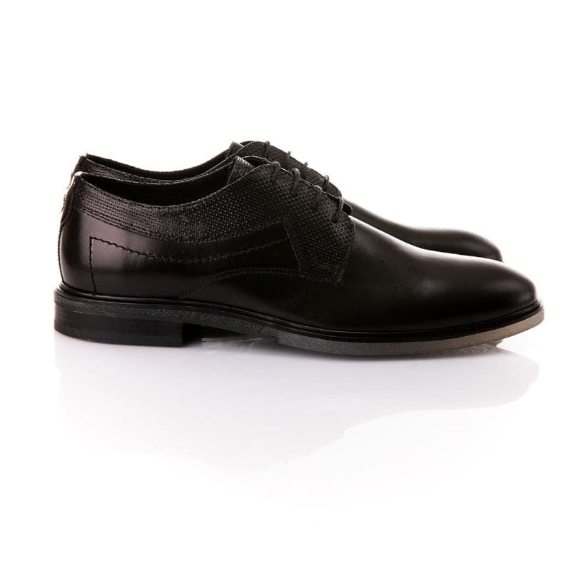 Ανδρικό Δερμάτινο Παπούτσι Robinson 65997 μαύρο-La Scarpa Shoes Ανδρικό Δερμάτινο Παπούτσι Robinson 65997 μαύρο Abiye ROBINSON