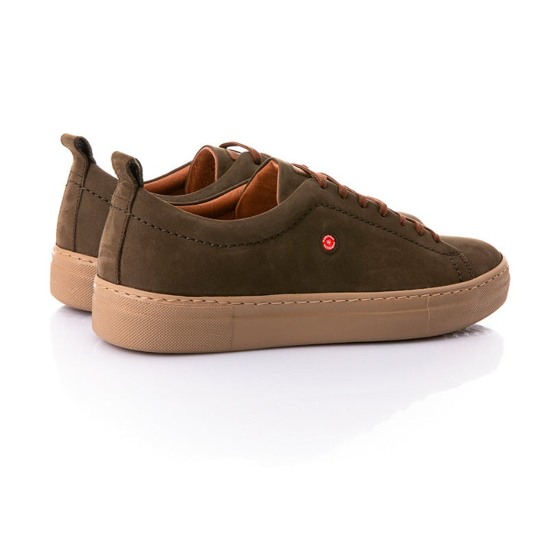 Ανδρικό Δερμάτινο Παπούτσι Robinson #69427 χακί-La Scarpa Shoes Ανδρικό Δερμάτινο Παπούτσι Robinson #69427 χακί MEN CASUAL ROBINSON