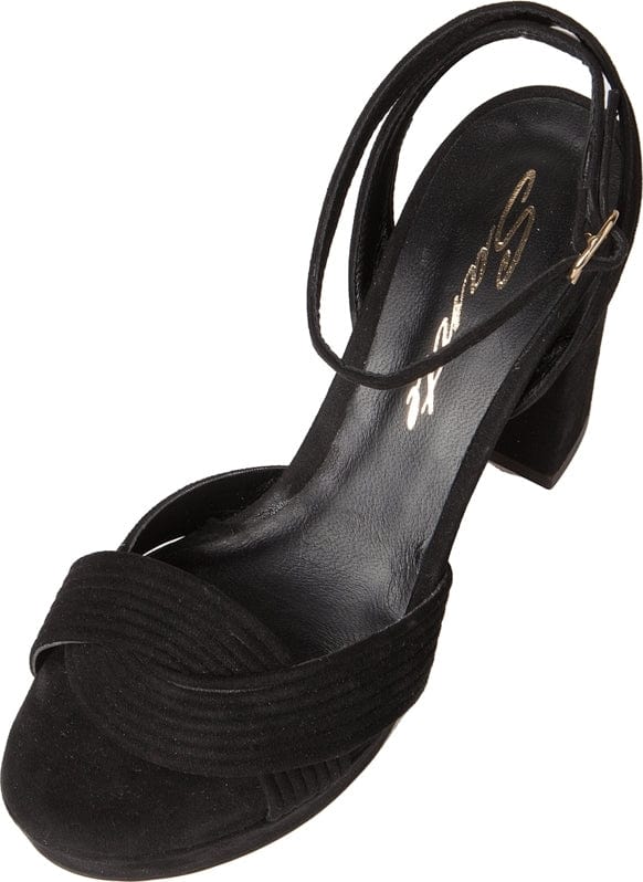 Sante 20-268 black suede sandals - La Scarpa Shoes