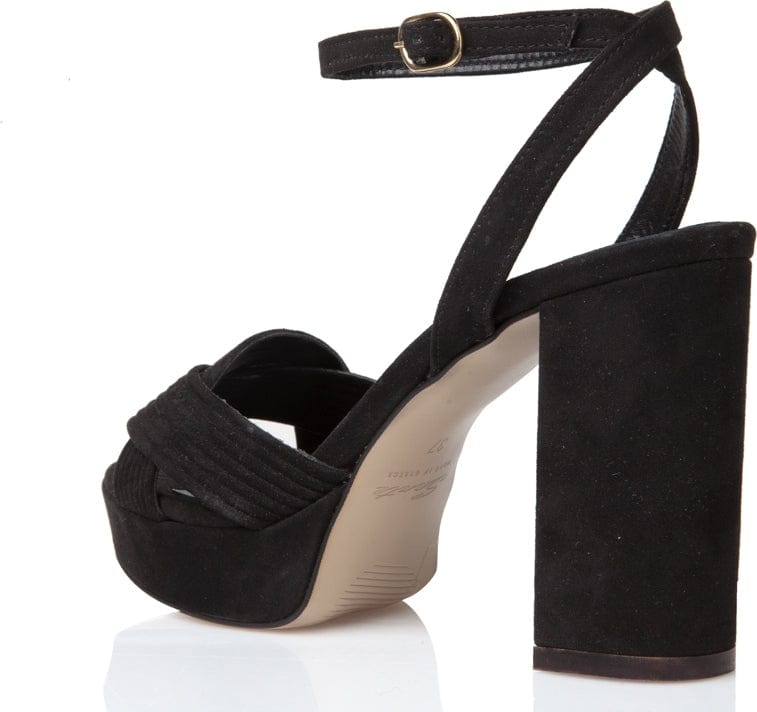 Sante 20-268 black suede sandals - La Scarpa Shoes