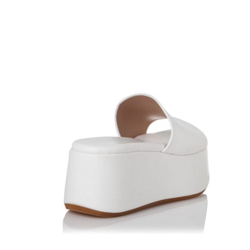 Γυναικεία πλατφόρμα - σαμπό sante 22-130 λευκό-La Scarpa Shoes Γυναικεία πλατφόρμα - σαμπό sante 22-130 λευκό SANDALS SANTE