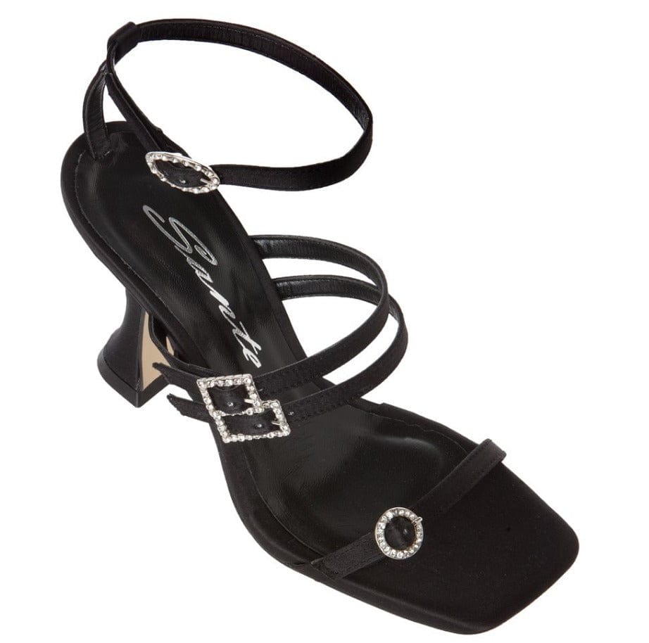Γυναικεία πέδιλα Sante 22-250 μαύρα-La Scarpa Shoes Γυναικεία πέδιλα Sante 22-250 μαύρα SANDALS SANTE