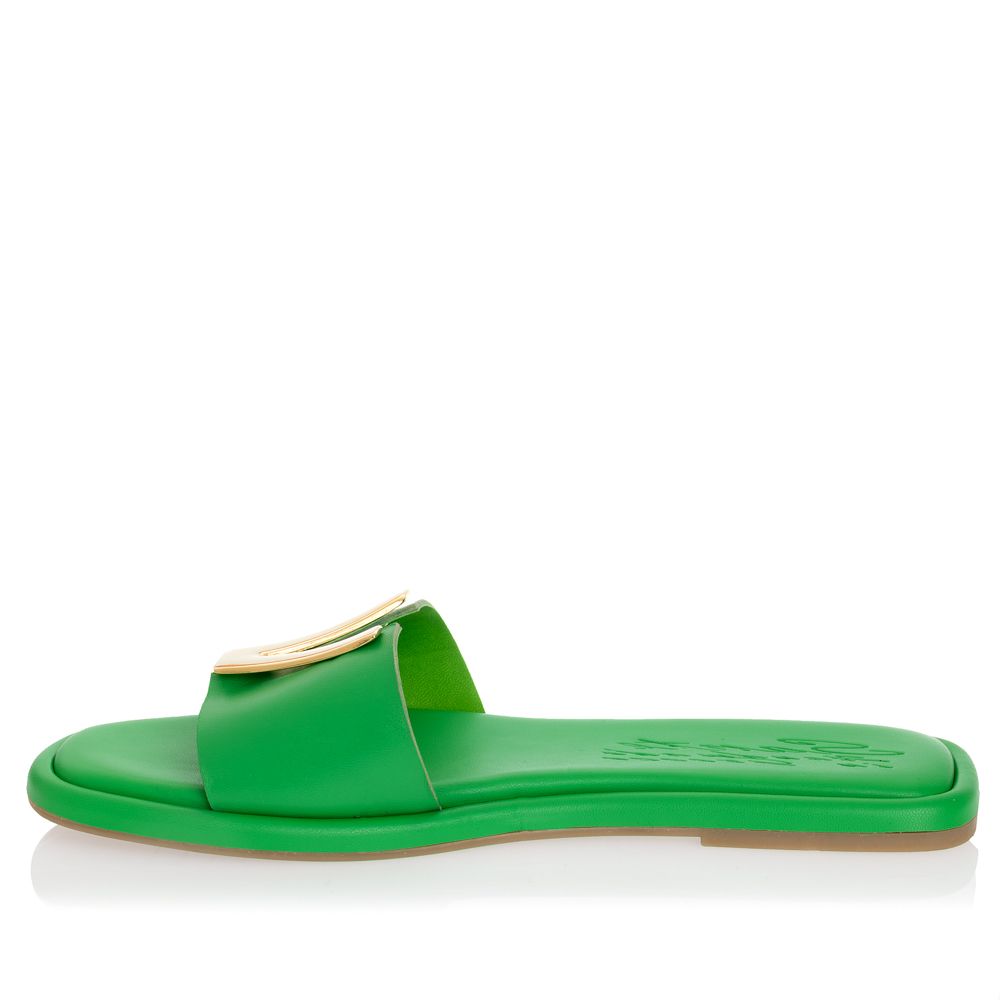 Γυναικεία φλατ σανδάλια sante 22-301 πράσινο-La Scarpa Shoes Γυναικεία φλατ σανδάλια sante 22-301 πράσινο FLAT SANDALS SANTE