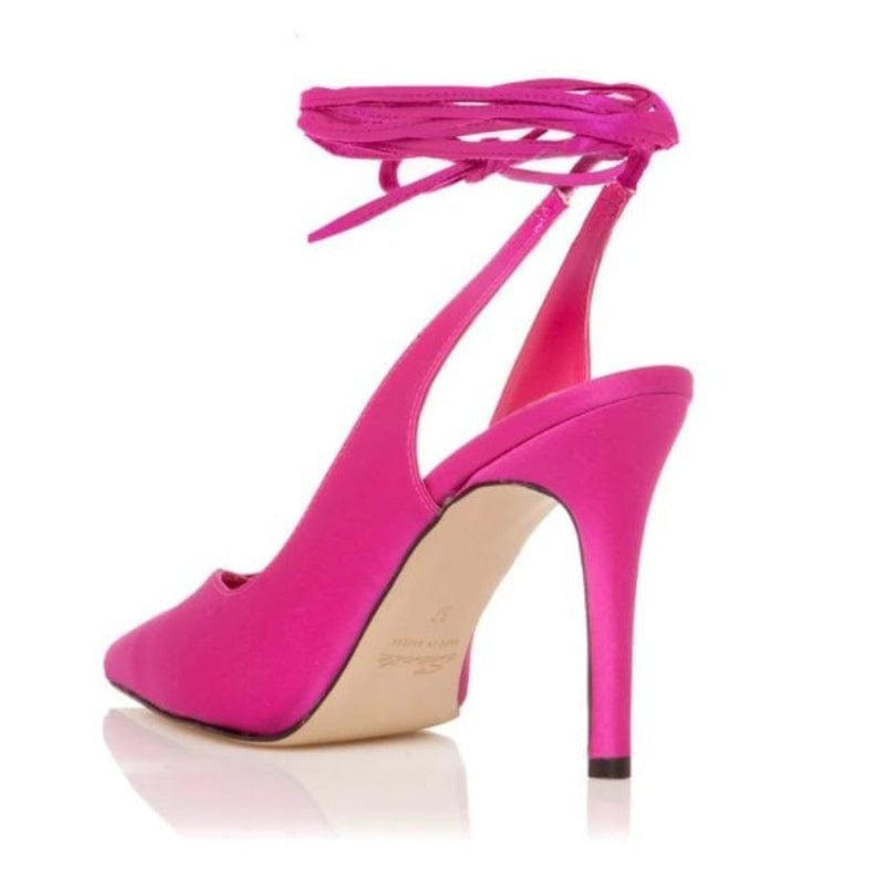 Γόβες σατέν Sante fuchsia 21-546-La Scarpa Shoes Γόβες σατέν Sante fuchsia 21-546 HEELS SANTE