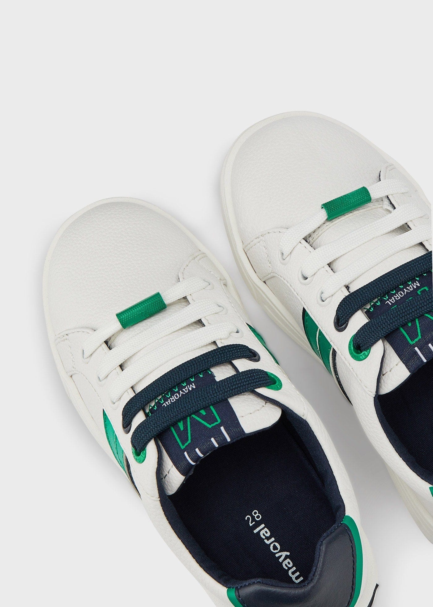 Παιδικά sneakers Mayoral 43413 λευκό / πράσινο-La Scarpa Shoes Παιδικά sneakers Mayoral 43413 λευκό / πράσινο BOYS MAYORAL