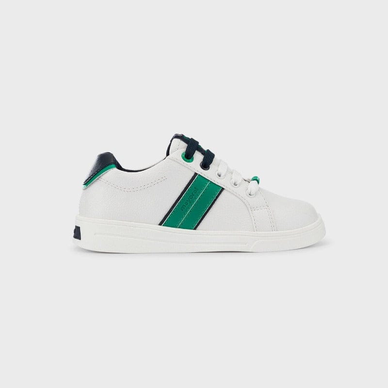 Παιδικά sneakers Mayoral 43413 λευκό / πράσινο-La Scarpa Shoes Παιδικά sneakers Mayoral 43413 λευκό / πράσινο BOYS MAYORAL