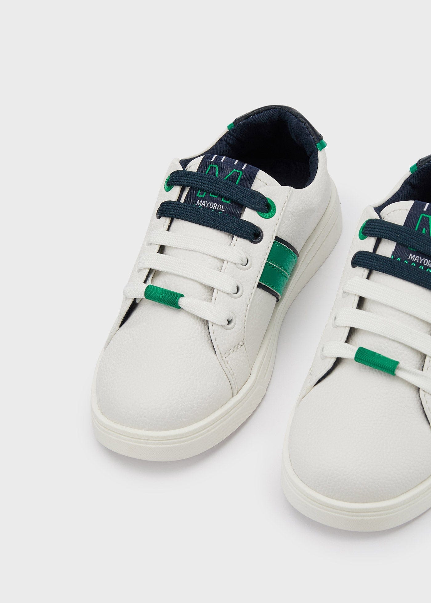 Παιδικά sneakers Mayoral 43413 λευκό / πράσινο-La Scarpa Shoes Παιδικά sneakers Mayoral 43413 λευκό / πράσινο BOYS MAYORAL