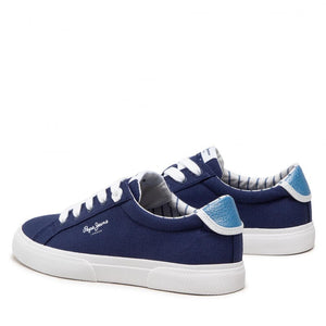 Γυναικεία sneakers Pepe Jeans  Kenton Bass  Μπλε PLS31293 595-La Scarpa Shoes Γυναικεία sneakers Pepe Jeans  Kenton Bass  Μπλε PLS31293 595 CASUAL PEPE JEANS WOMEN