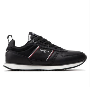 Ανδρικά sneakers Pepe Jeans tour club basic PMS30882 μαύρο-La Scarpa Shoes Ανδρικά sneakers Pepe Jeans tour club basic PMS30882 μαύρο MEN CASUAL PEPE JEANS