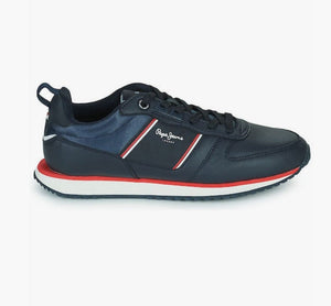 Ανδρικά sneakers pepe jeans  tour club basic pms30882 Navy-La Scarpa Shoes Ανδρικά sneakers pepe jeans  tour club basic pms30882 Navy MEN CASUAL PEPE JEANS