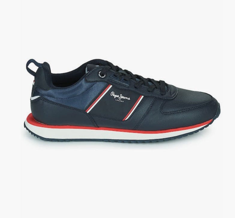 Ανδρικά sneakers pepe jeans  tour club basic pms30882 Navy-La Scarpa Shoes Ανδρικά sneakers pepe jeans  tour club basic pms30882 Navy MEN CASUAL PEPE JEANS