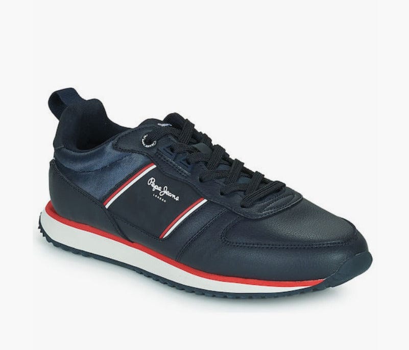 Ανδρικά sneakers pepe jeans  tour club basic pms30882 Navy-La Scarpa Shoes Ανδρικά sneakers pepe jeans  tour club basic pms30882 Navy MEN CASUAL PEPE JEANS