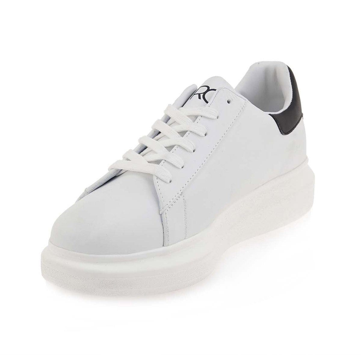 Ανδρικά sneakers Renato Garini λευκό - μαύρο 724-La Scarpa Shoes Ανδρικά sneakers Renato Garini λευκό - μαύρο 724 MEN CASUAL TSAKIRIS MALLAS MEN