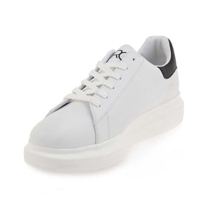 Ανδρικά sneakers Renato Garini λευκό - μαύρο 724-La Scarpa Shoes Ανδρικά sneakers Renato Garini λευκό - μαύρο 724 MEN CASUAL TSAKIRIS MALLAS MEN